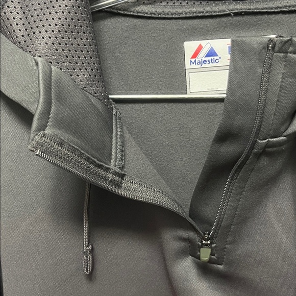 Majestic Authentic Collection Gray Hoodie - Picture 9 of 9